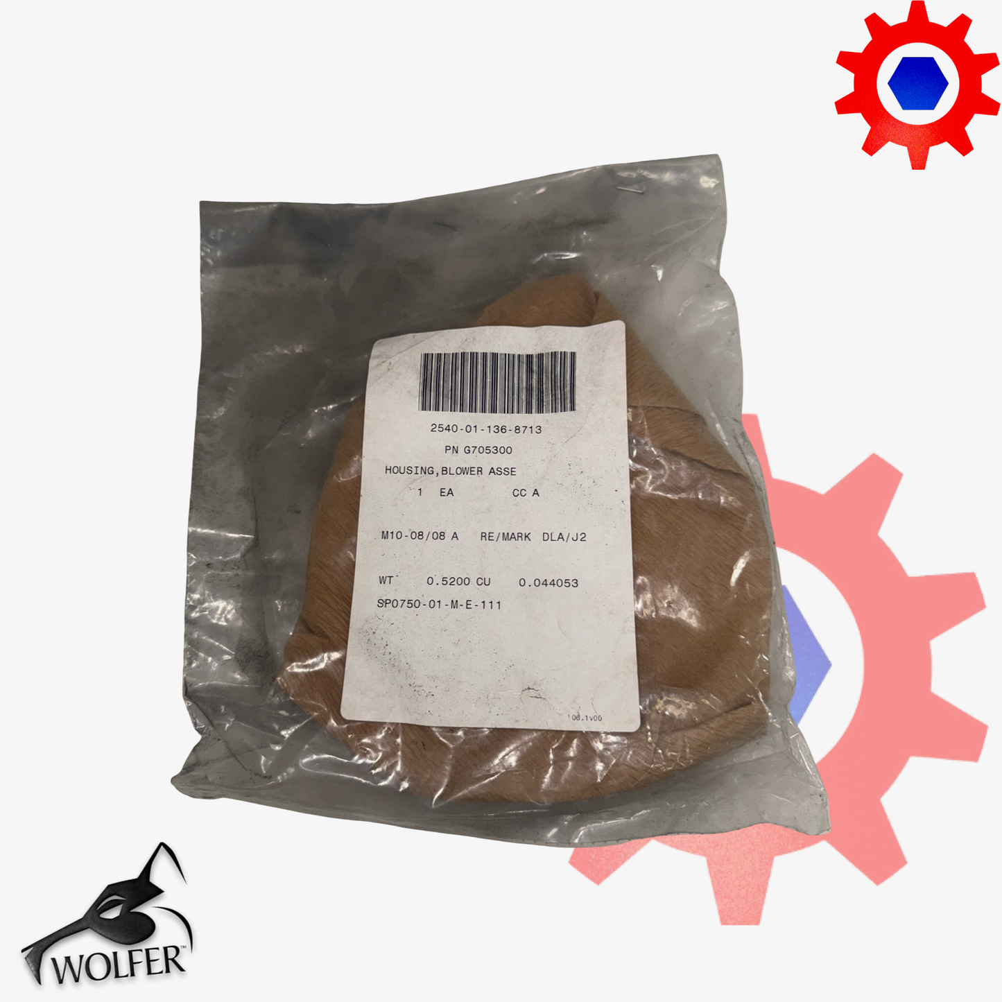Housing, Blower Assembly 2540-01-136-8713 G705300