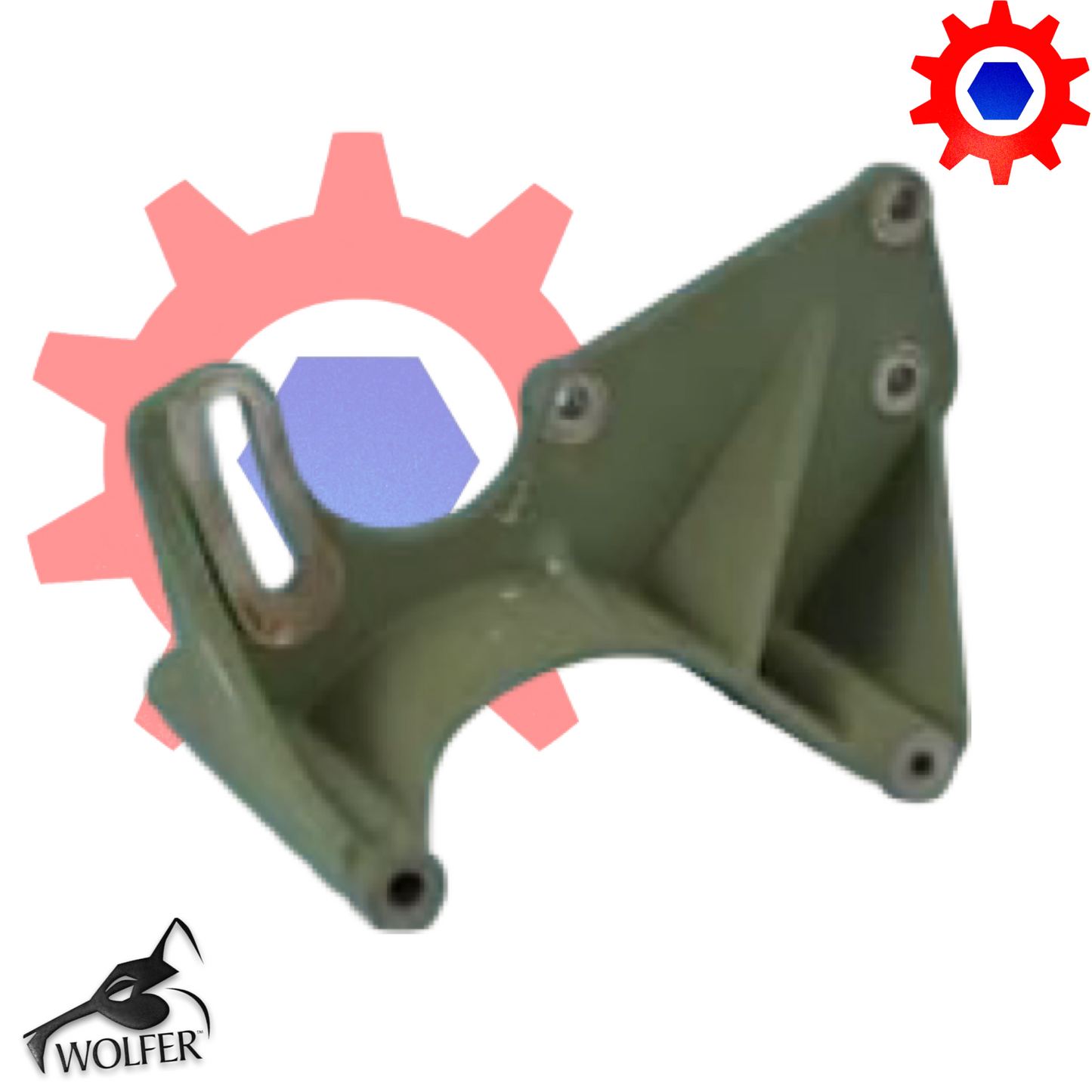100amp Generator-Regulator Bracket Only; Humvee ; 5340014484245 12342036