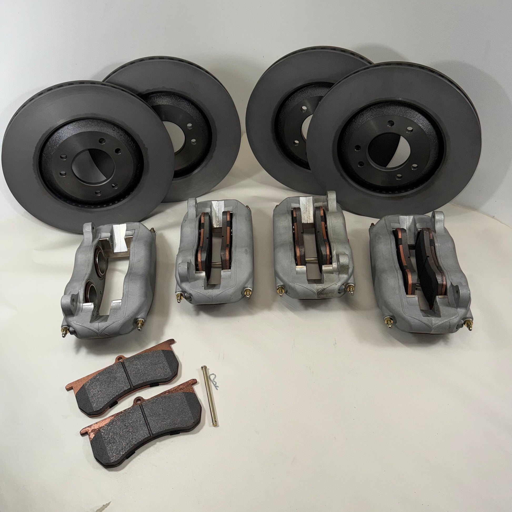 4 each - ECV Brake Calipers with Brake Pads & Rotors included ; 6034965 + 6034606