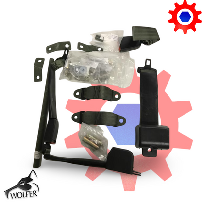 Seat Belt Kit 12301438 , 2540-01-245-2444 2.5 / 5 TON M35 M52 M818 M923 M939