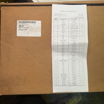 Mil. Hummer M998  -  3 POINT SEAT PARTS KIT  ;  2540-01-455-2739 57K0287