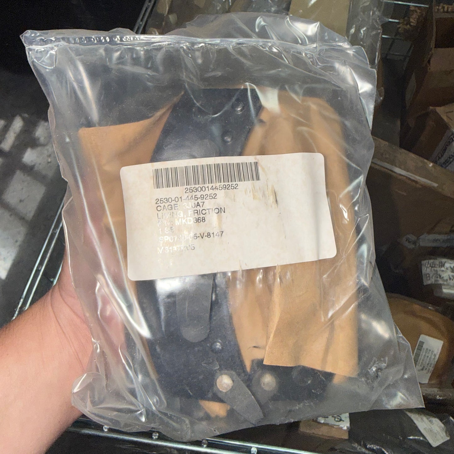 Bake Pad Friction Lining 2530014459252 , MKD368