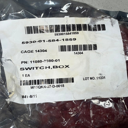Switch, Box 5930-01-584-1859 11080-3980-01 10427905