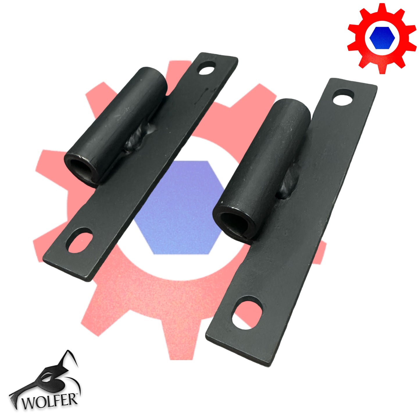 2 each - Black- Hinge , X-Door or Soft Door - Bodyside ; Hummer ; 12338650 BLK
