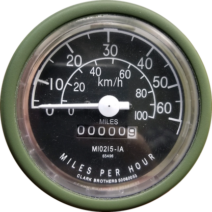 Speedometer 0-60mph & 0-100kmh ; M-SERIES HUMMER ; MS39021-2 12338463 - OEM -Clark Brothers