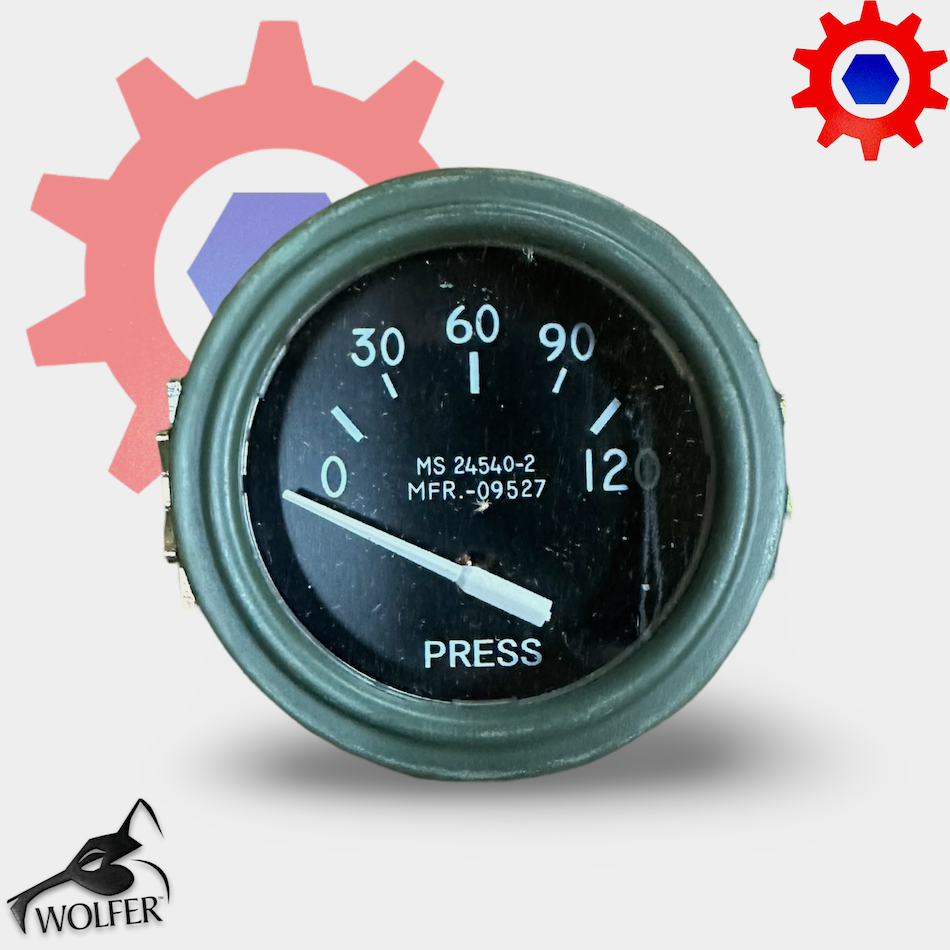 Oil Pressure Gauge / STD 0-120psi ; M939  M998 ; MS24540-2  8674895  4060-5-517C