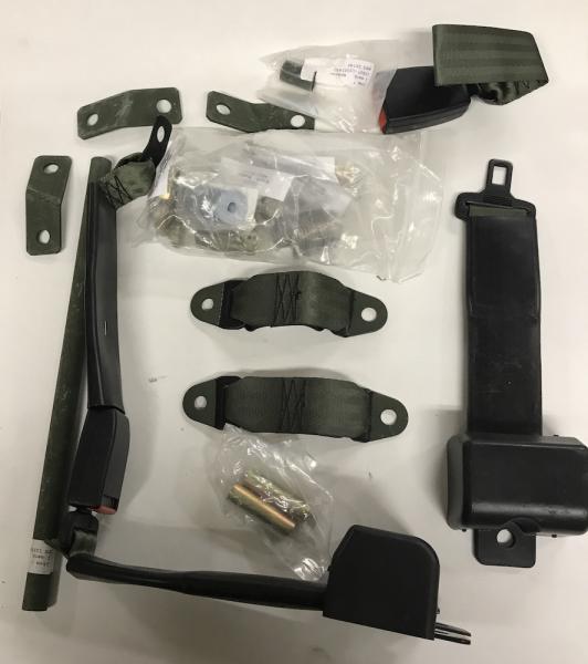 Seat Belt Kit 12301438 , 2540-01-245-2444 2.5 / 5 TON M35 M52 M818 M923 M939