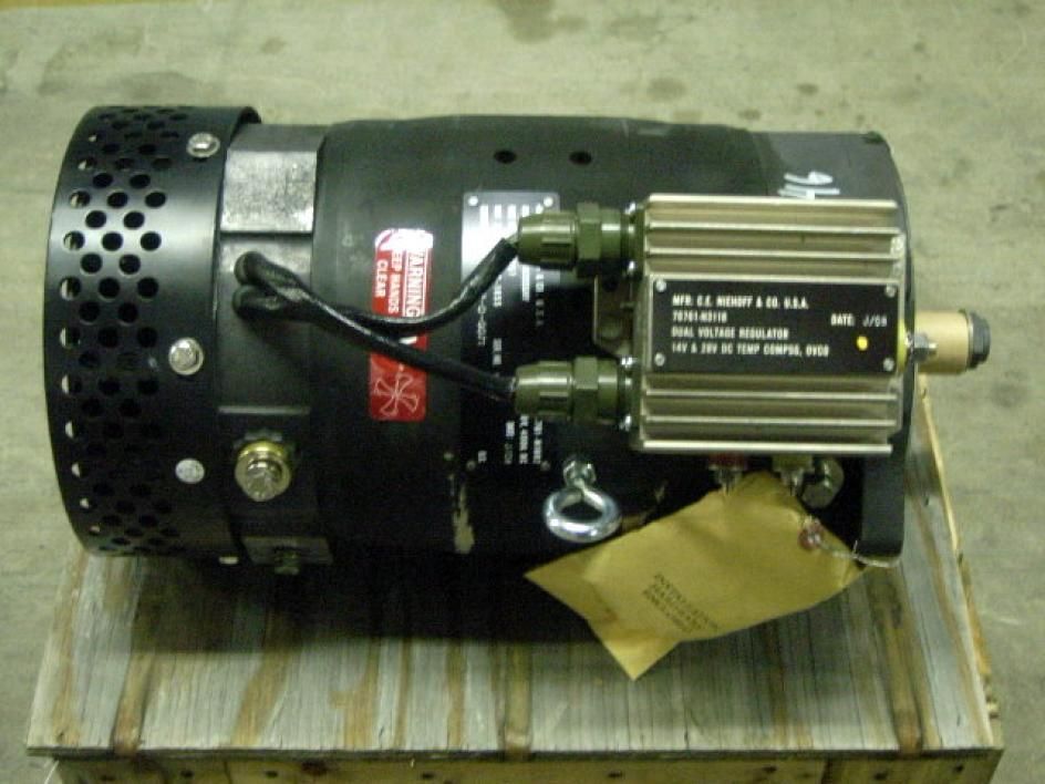 Generator, 400amp (14/28v) Dual Voltage 2920-01-466-1855 12469057 N1602-1