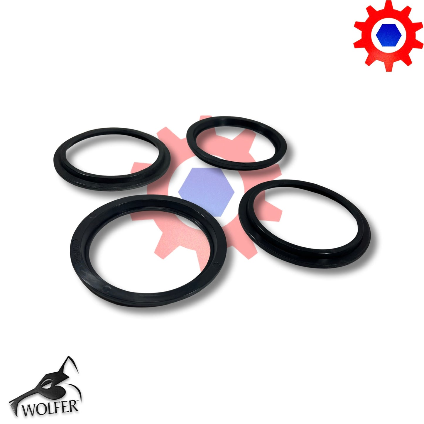 GUIDE RING - CTIS (SEAL RETAINER) LOT OF 4 ; 2297R6648  , 28KP740 , 5330-01-362-4993
