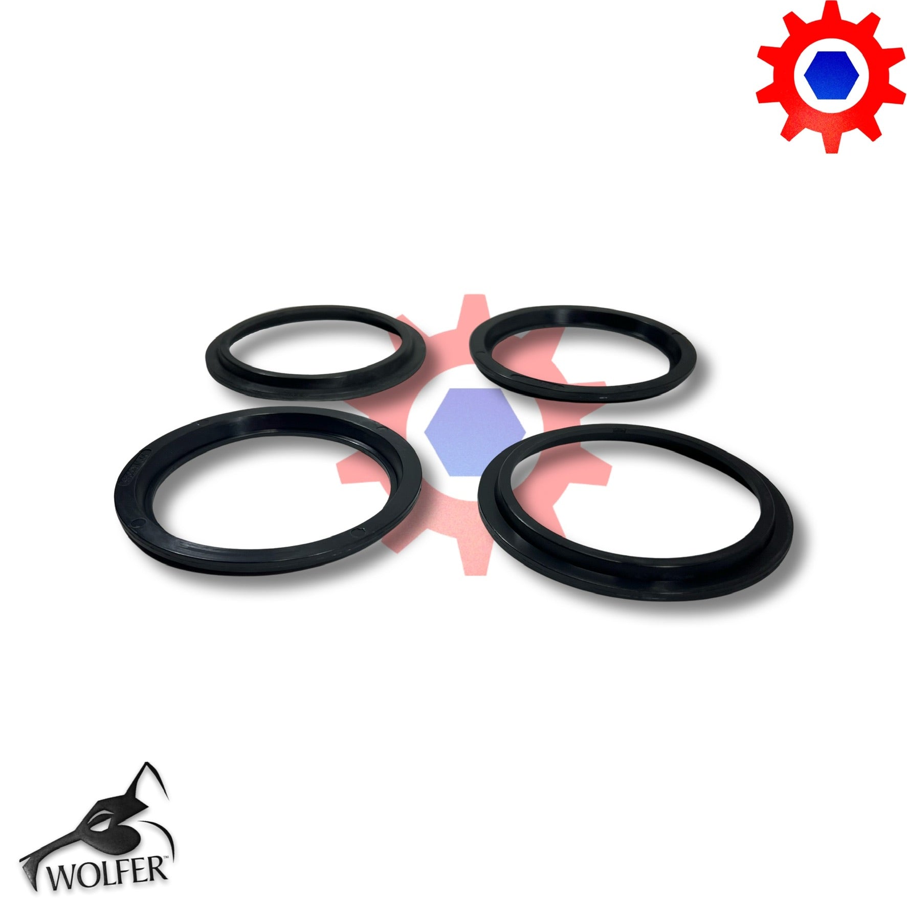 GUIDE RING - CTIS (SEAL RETAINER) LOT OF 4 ; 2297R6648  , 28KP740 , 5330-01-362-4993