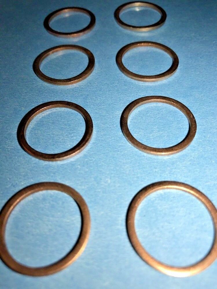 8 ea- Copper Gasket , Injector ; 6.2L/6.5L ; 14025557 5740058 91600 6251004 SK13