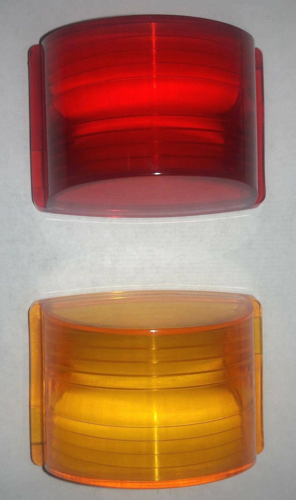 1 RED & 1 AMBER  MARKER LIGHT LENS ; MS35421-1 & MS35421-2