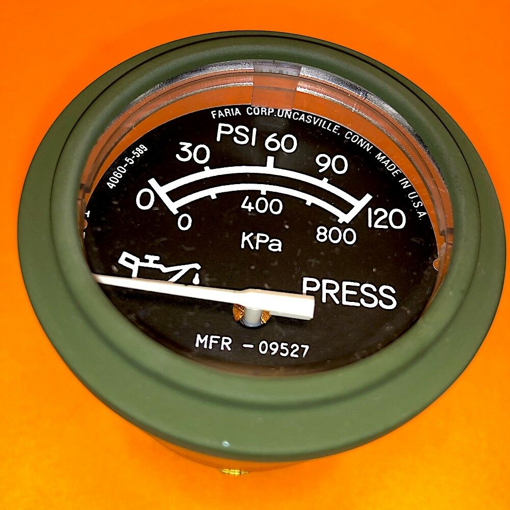 Oil Pressure Gauge / STD&Metric; Humvee Hummer; 6685014393563 5598356 4060-5-589