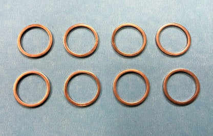 100 pk- Copper Gasket, Injector; 6.2L/6.5L ; 14025557 5740058 91600 6251004 SK13