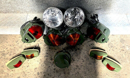 Set of Lights - Headlights-Markers-Tail-Parking-Blackout - Humvee M35 M939  etc.