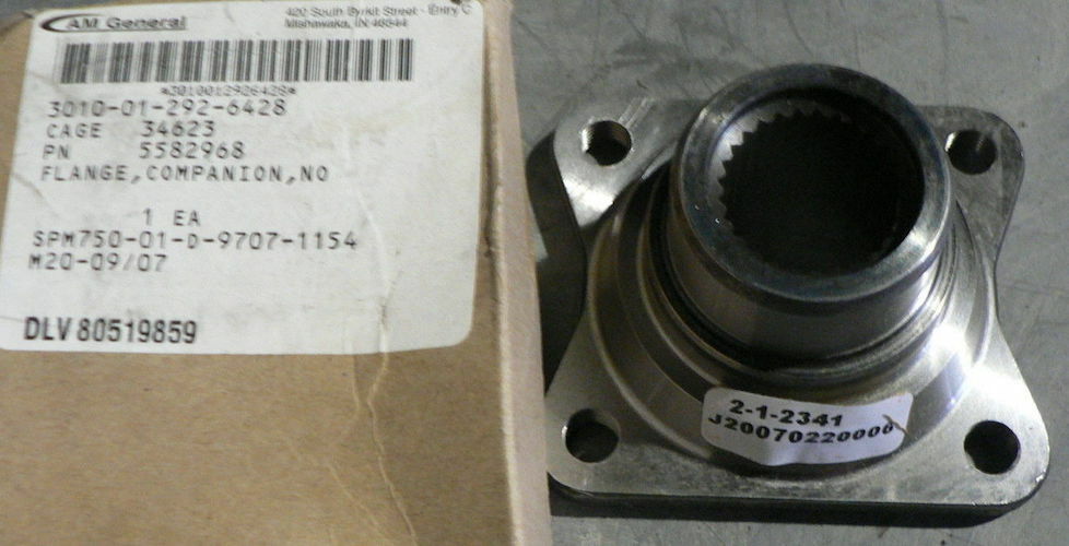 FLANGE , REAR INPUT DIFFERENTIAL; HUMMER M998 ; 3010012926428  2-1-2341 5582968