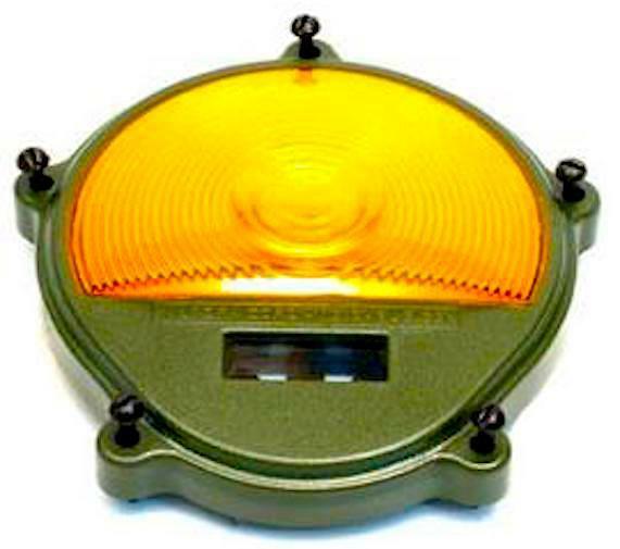 Parking Light 'LENS only' , 383 Green Housing - Amber Lens ;  12432440 (PLASTIC)