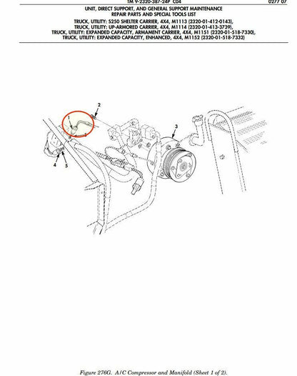 SWITCH, AC LOW PRESSURE OEM ; Hummer M1114 ; 5930-01-536-3012 6015556 4109206