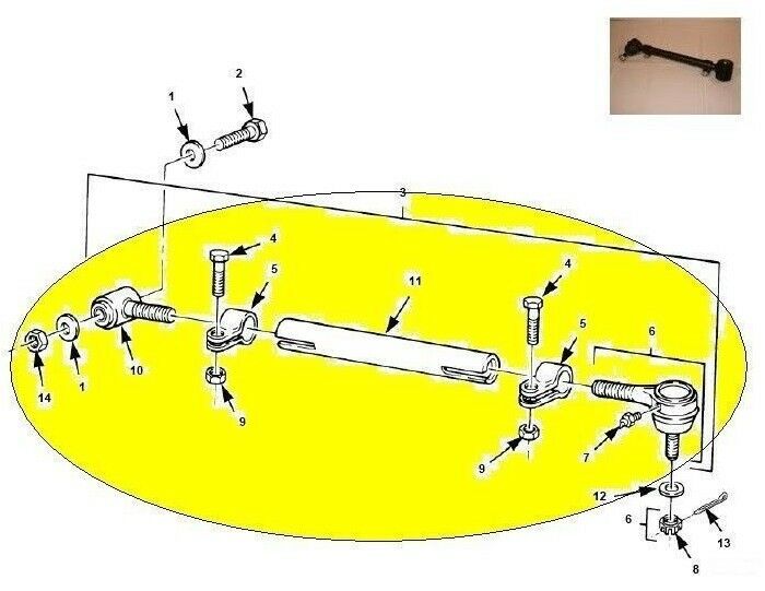 Early- REAR RADIUS ROD ; Hummer H1 M998 ; 12338312 2510-01-205-6089 L18VT5277B11