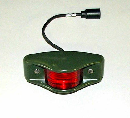 LED-24V , Side Marker Light, 383 Green Housing, Red Lens; Ref#: 12446845-2