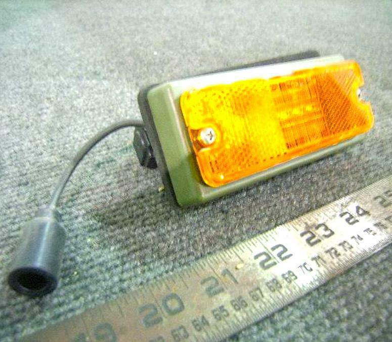 2 each- Marker Light, LED, Frt. Amber; FMTV MRAP; 6220-01-494-0572 12422657-001