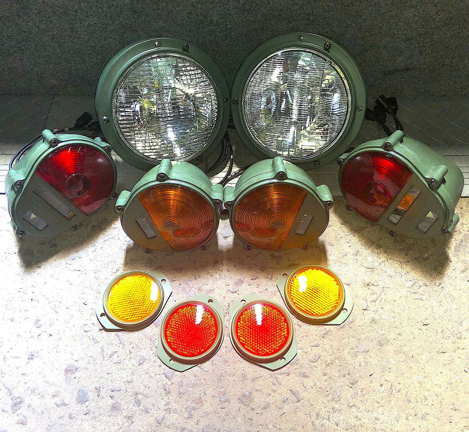 Set of Headlight Asm., Taillights, Parking Lights, & Reflectors  M939  M35  M998