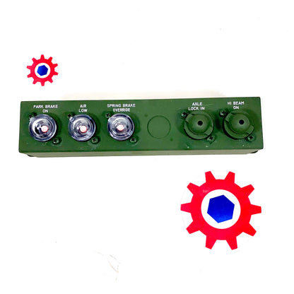 Light / Indicator Set - Control Panel ; M939 M818 ; 6210-01-108-9125  12277153-1