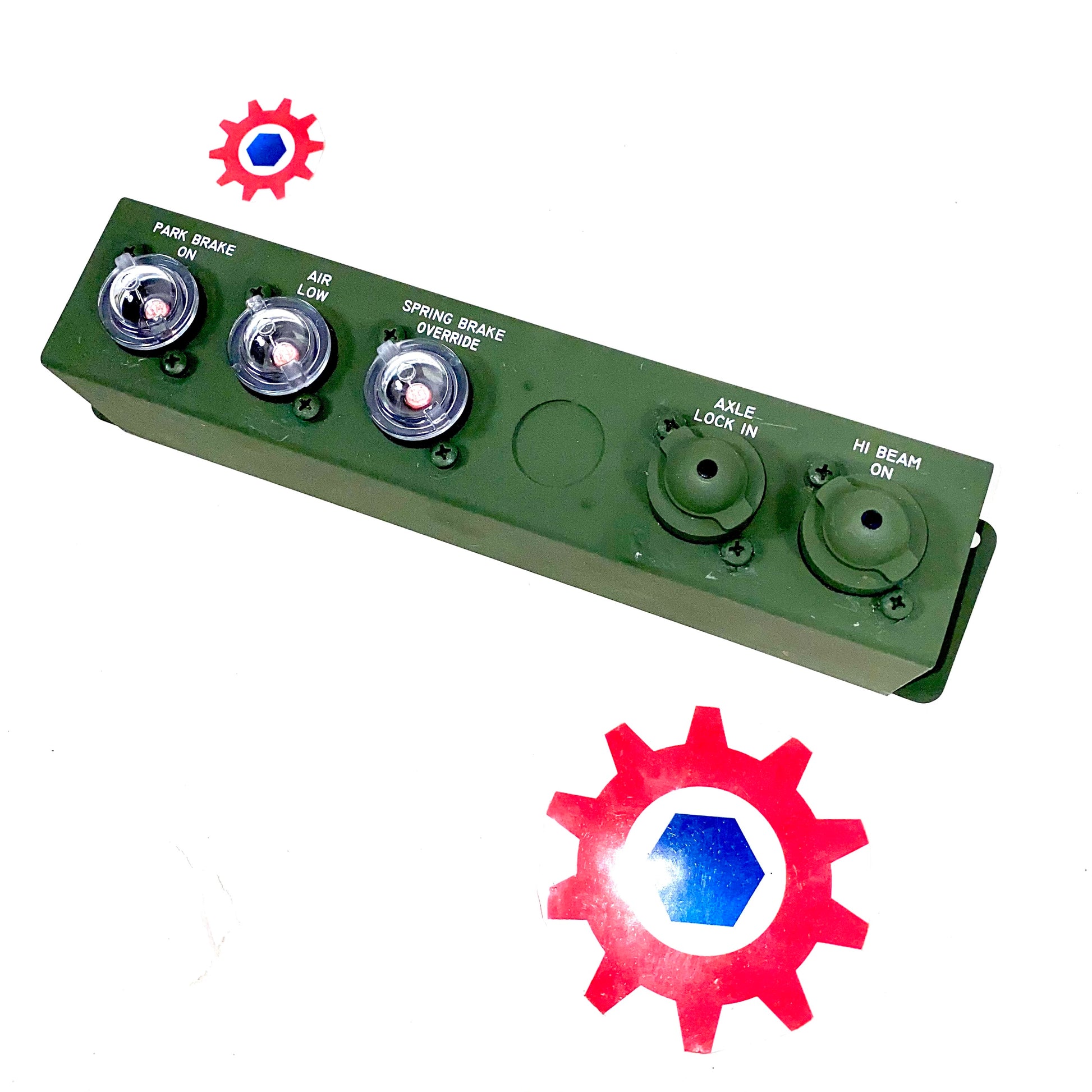 Light / Indicator Set - Control Panel ; M939 M818 ; 6210-01-108-9125  12277153-1