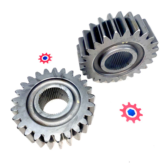 Set of 2- Gear Spur Lower Output 12K Knuckle ; Hummer ; 6009452 3020-01-476-2701