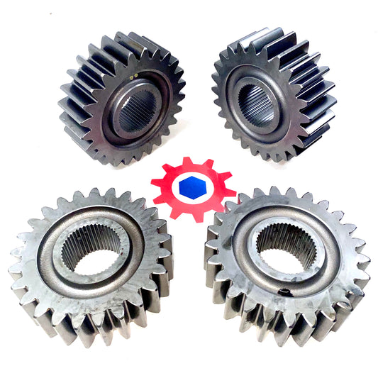 Set of 4- Gear Spur Lower Output 12K Knuckle ; Hummer ; 6009452 3020-01-476-2701