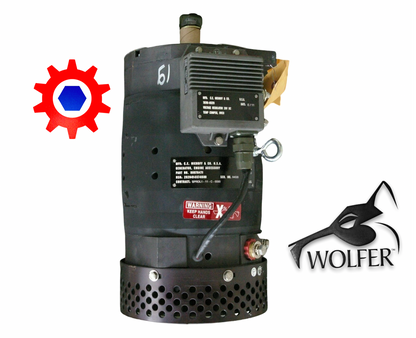 C.E. Niehoff N1603-2 ; 28V 450amp Industrial / Military Generator with Regulator